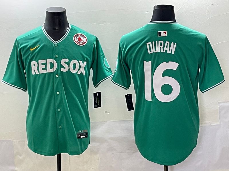 Men Boston Red Sox #16 Duran Green Joint Name Nike 2025 MLB Jersey style 49